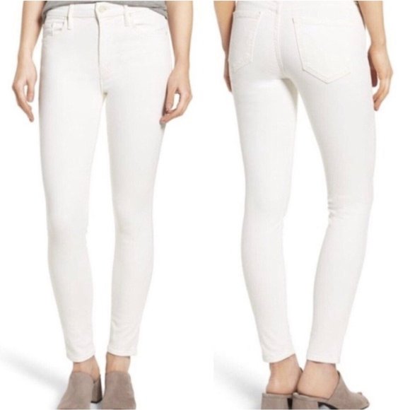 MOTHER Denim - MOTHER High Waisted Looker Skinny Jeans in Mirror Mirror Size 31